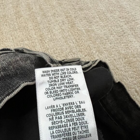 Frame Le Sylvie Slender Straight High Rise Crop Jeans 25 Rockstar - Picture 10 of 10